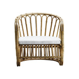 Boho rattan lounge chair by Tine K
