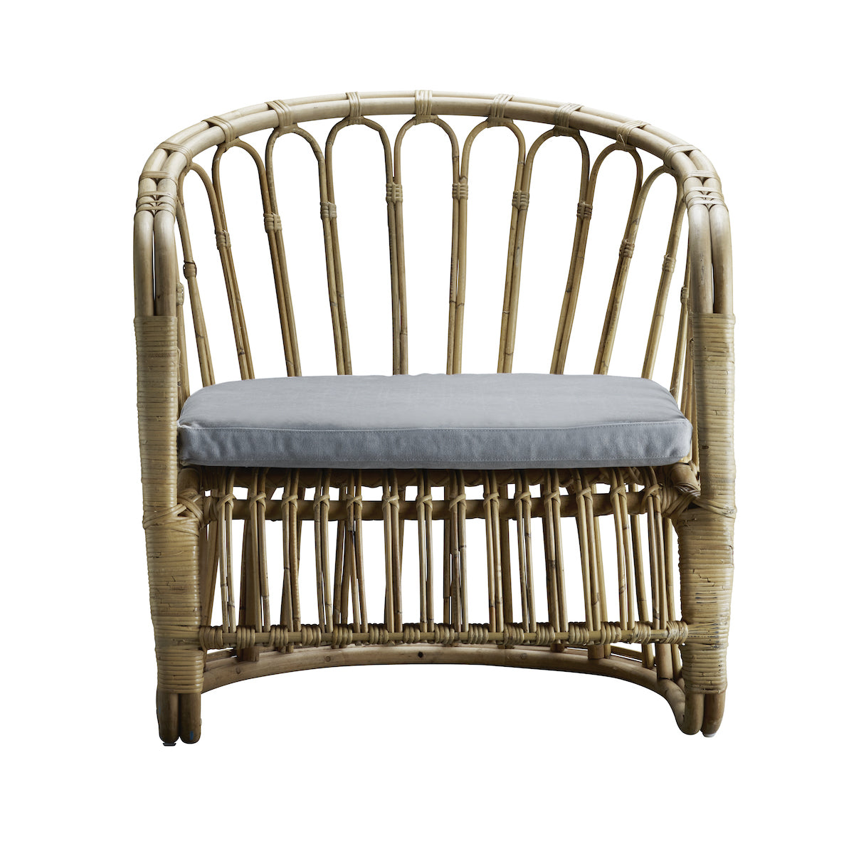 Boho rattan lounge chair by Tine K