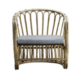 Boho rattan lounge chair by Tine K