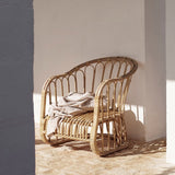 Boho rattan lounge chair by Tine K
