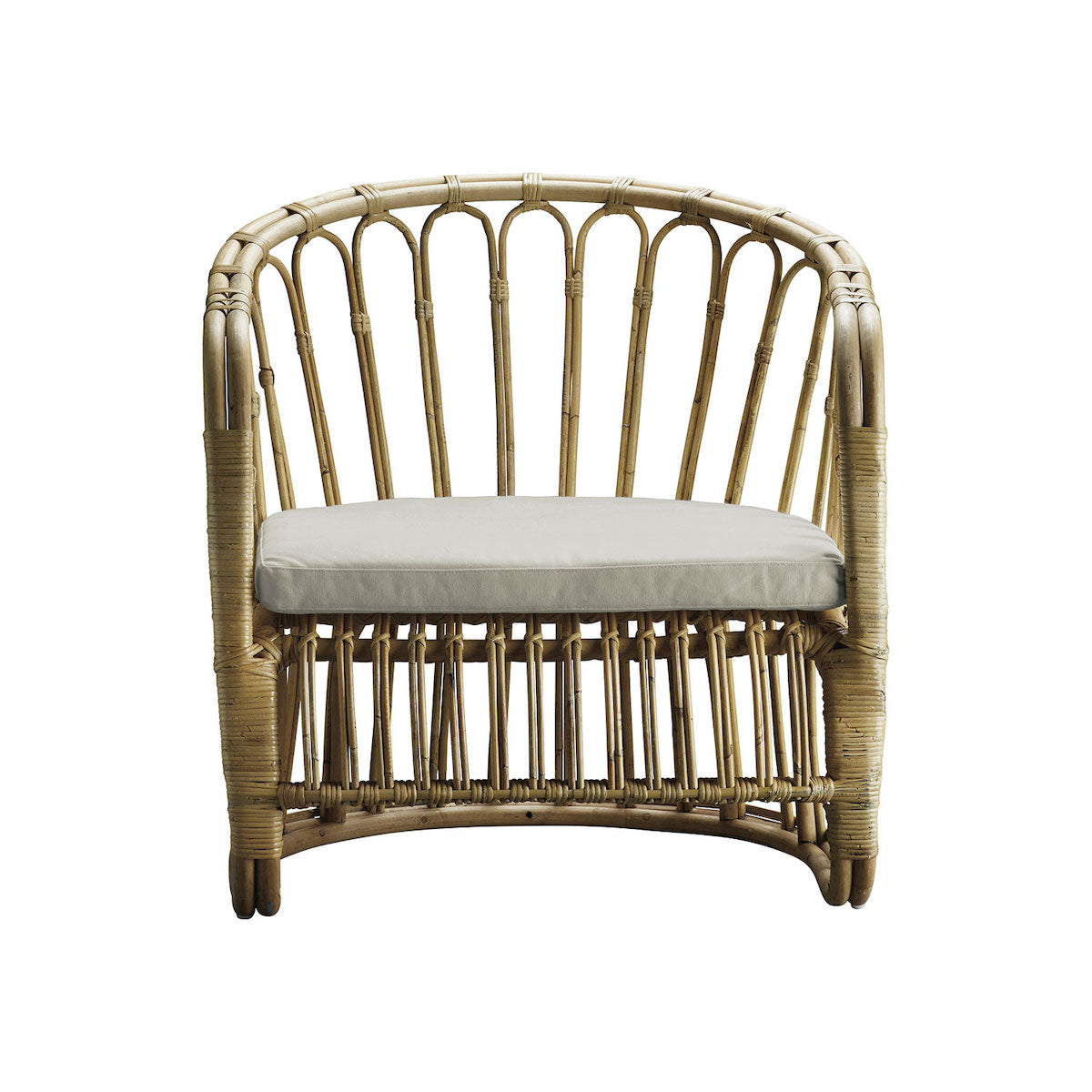 Boho rattan lounge chair by Tine K