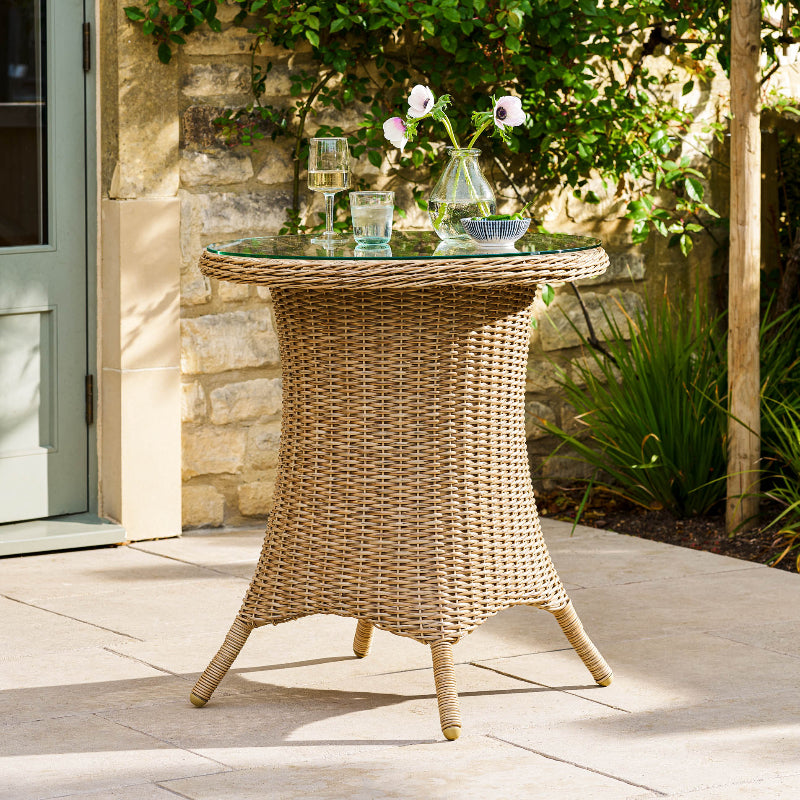 Rattan outdoor coffee table 