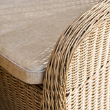 detail of Brayford rattan chair 