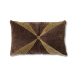 Brown velvet Cushion by HKLIVING