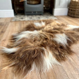 Spotted Icelandic Sheepskin Rug