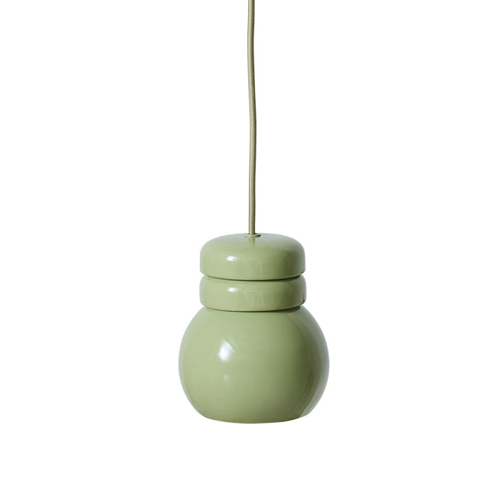 Bulb Shaped Pendant Light Pistachio green by HKLIVING
