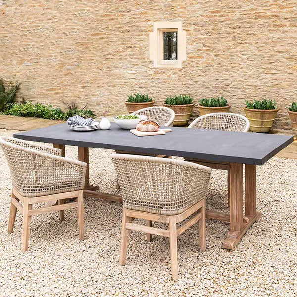 Burcot dining table by garden trading