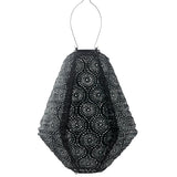 Solar Lantern - Mosaic Black