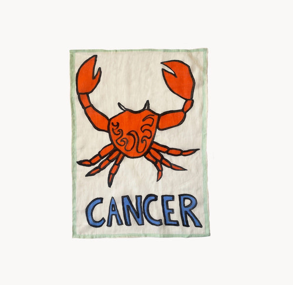 cancer tea towel by amuse la bouche