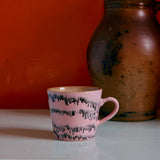 1970's Pink Ceramic Mug Bubble by HKliving