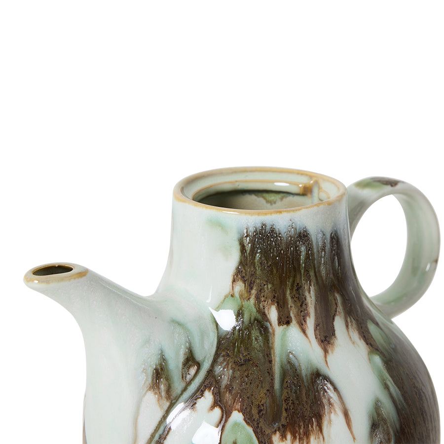 1970s Ceramic Coffee pot Tide by HKLIVING