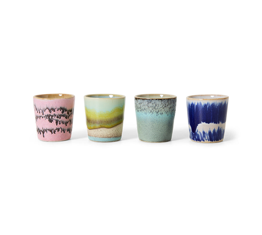 70's Ceramic Egg Cups by HKLIVING
