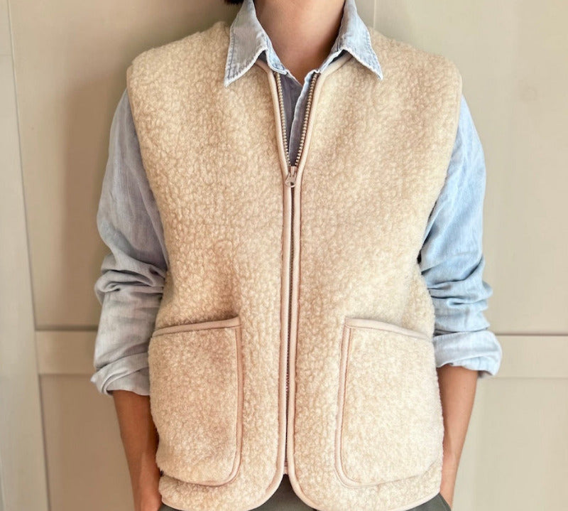 Coldbreaker fleece wool vest jacket 