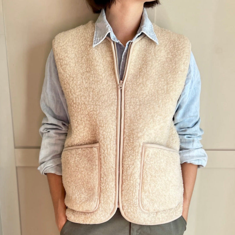 Coldbreaker fleece wool vest jacket 