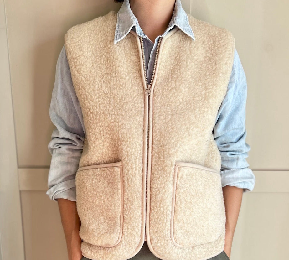 Coldbreaker fleece wool vest jacket 