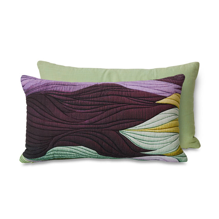 decorative pillow by HKLiving with wavy pattern on a white background