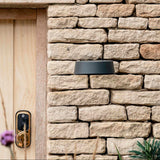 Litchum Outdoor Wall Light in Grey by Garden Trading