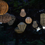 Solar Lantern Petrol Blue