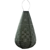 Solar Lantern Dark Green Oval