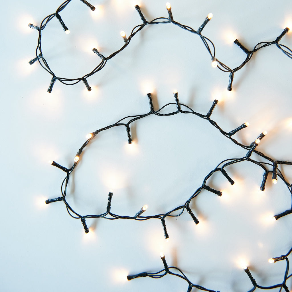 Pin String Lights Dark Green