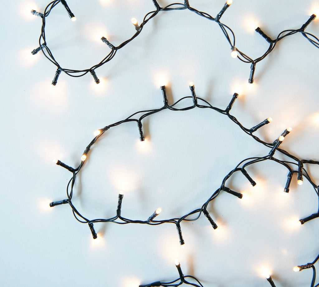 Pin String Lights Dark Green