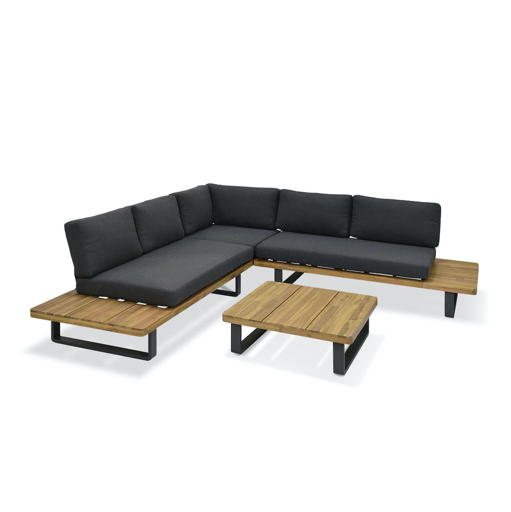 Bayworth outdoor corner sofa set 