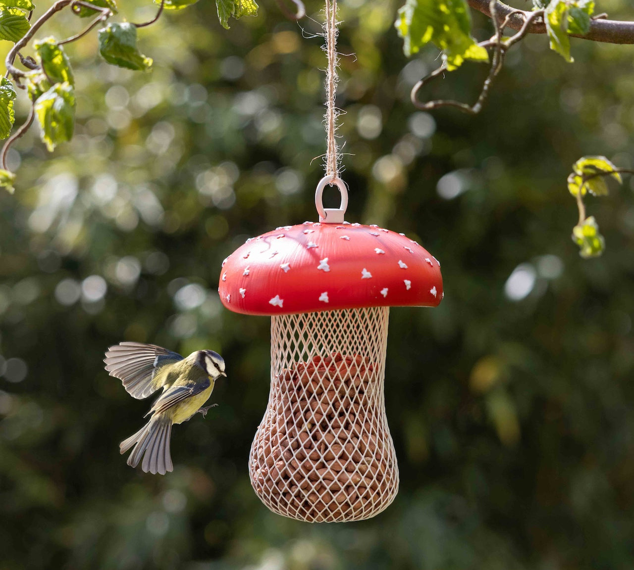 Mushroom Shaped Bird Nut Feeder