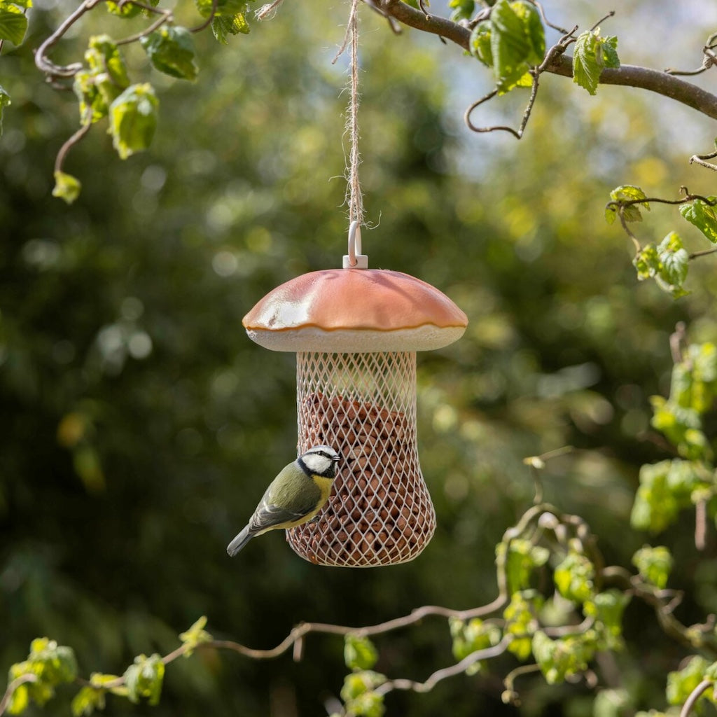 Porcini Mushroom Shaped Bird Nut Feeder