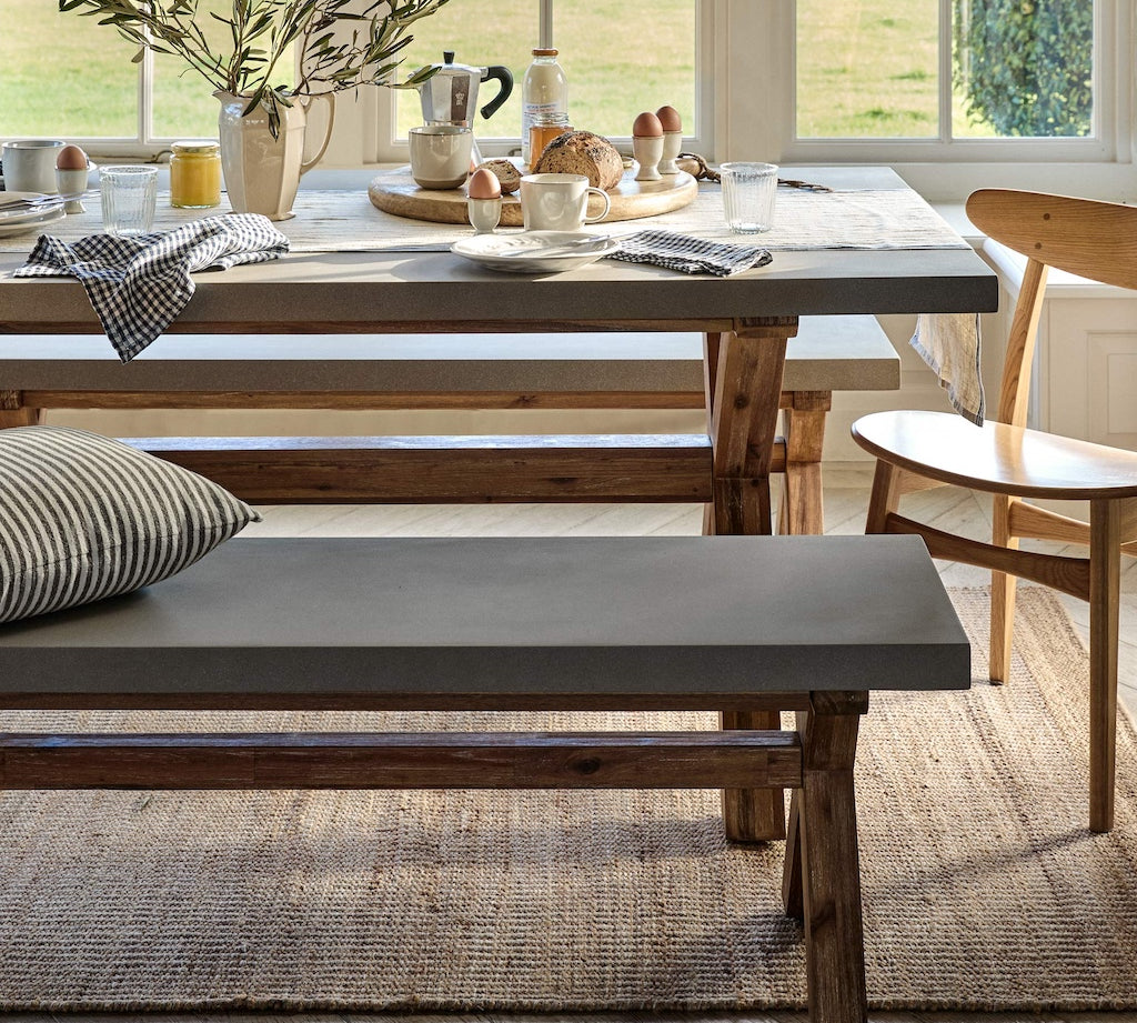 Burford table and bench set Garden Trading