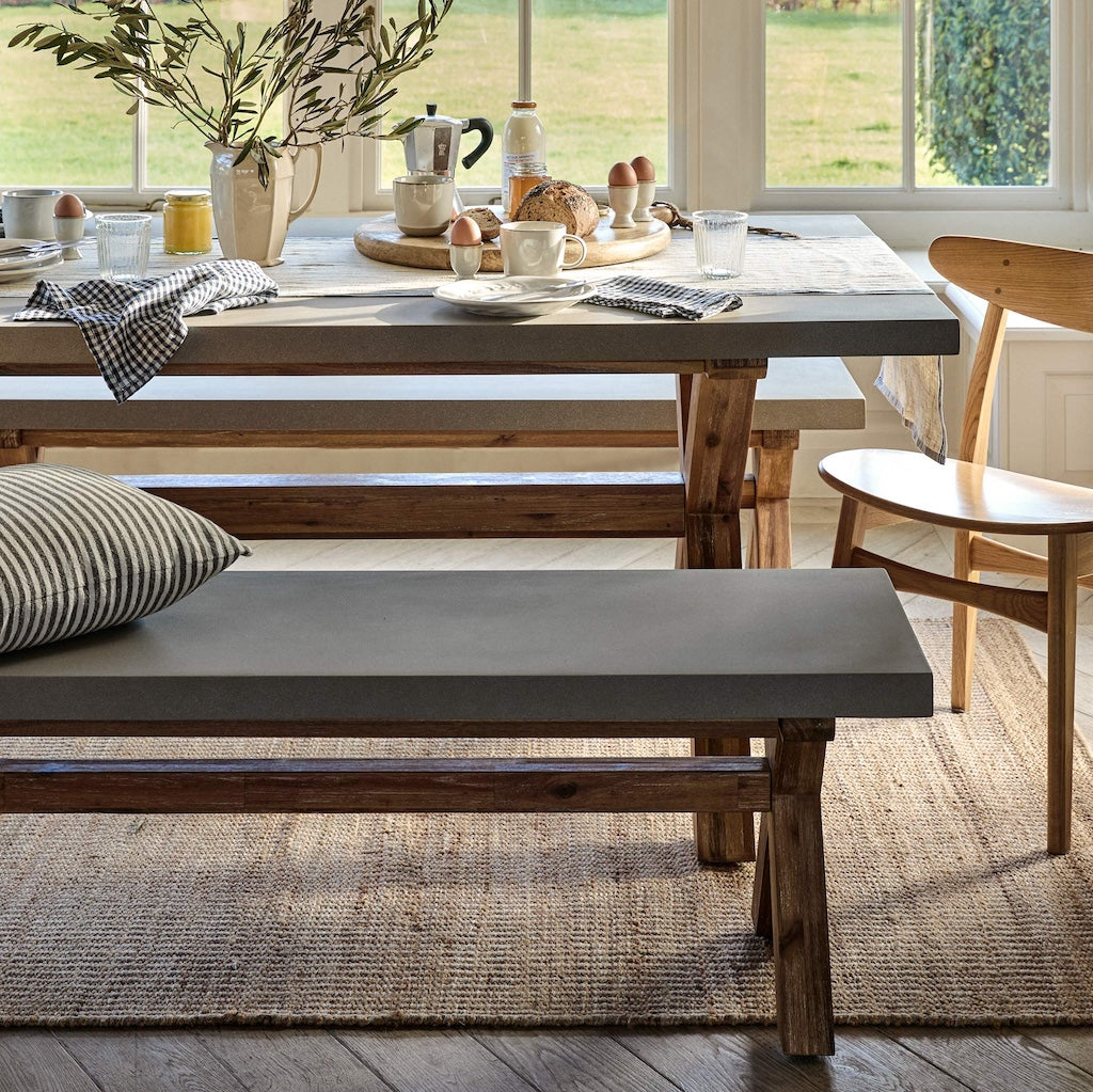 Burford table and bench set Garden Trading