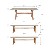 Burford Dining Table and Bench Set