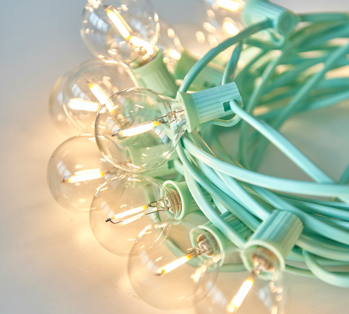 Festoon Garden Lights Green