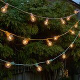 Festoon Garden String Lights Green