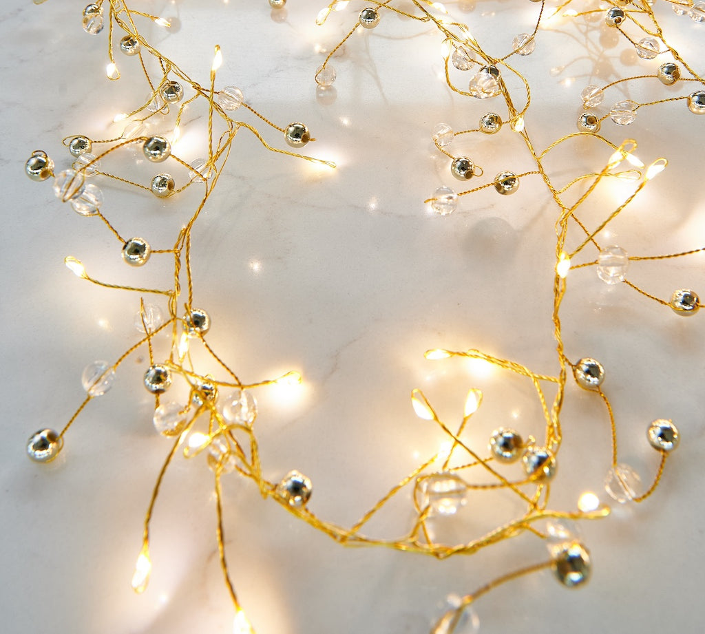 Gold Fairy Lights with bells