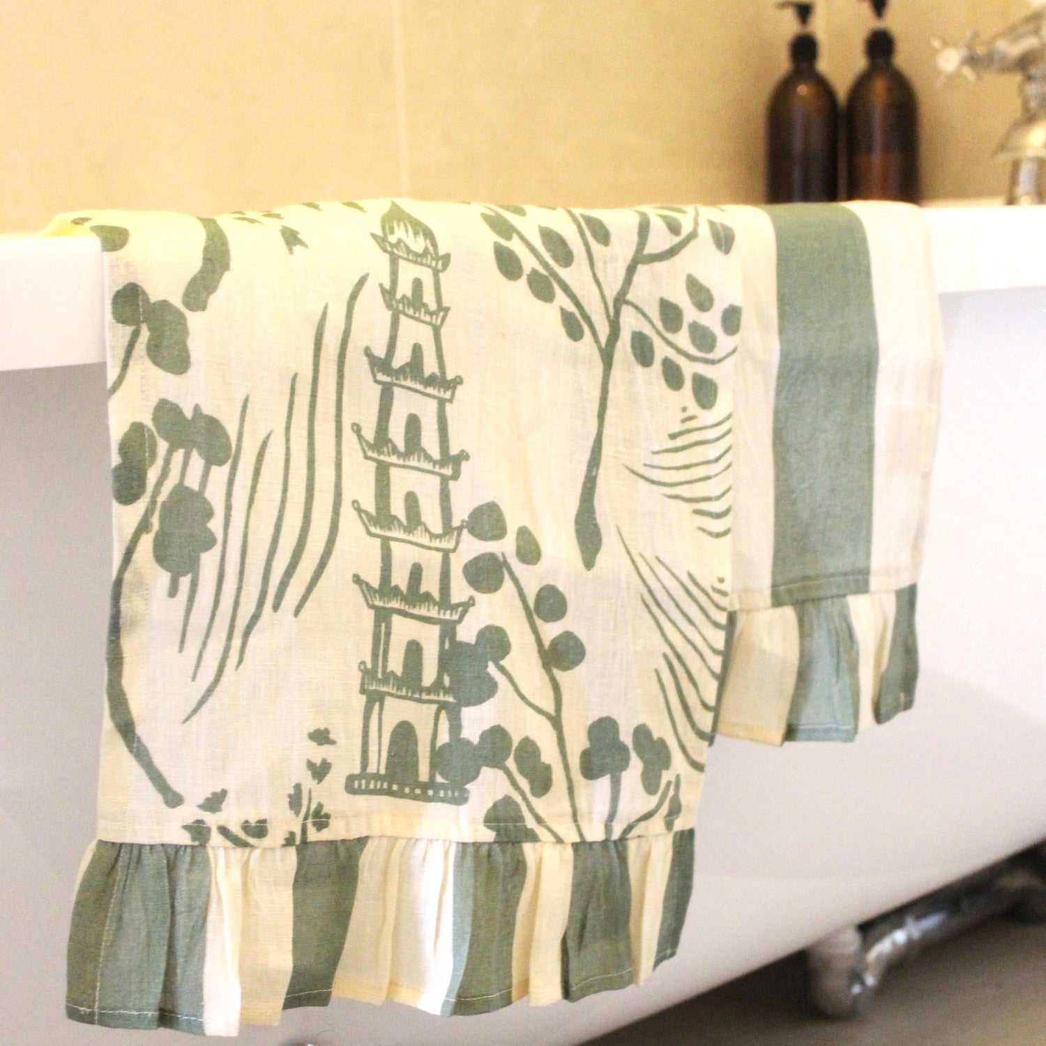 Linen Hand Towel by Amuse las bouche