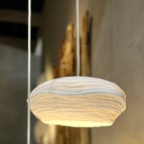 Competa Paper Mache White Pendant light