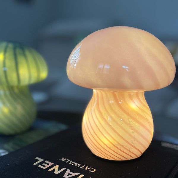 pink mushroom lamp