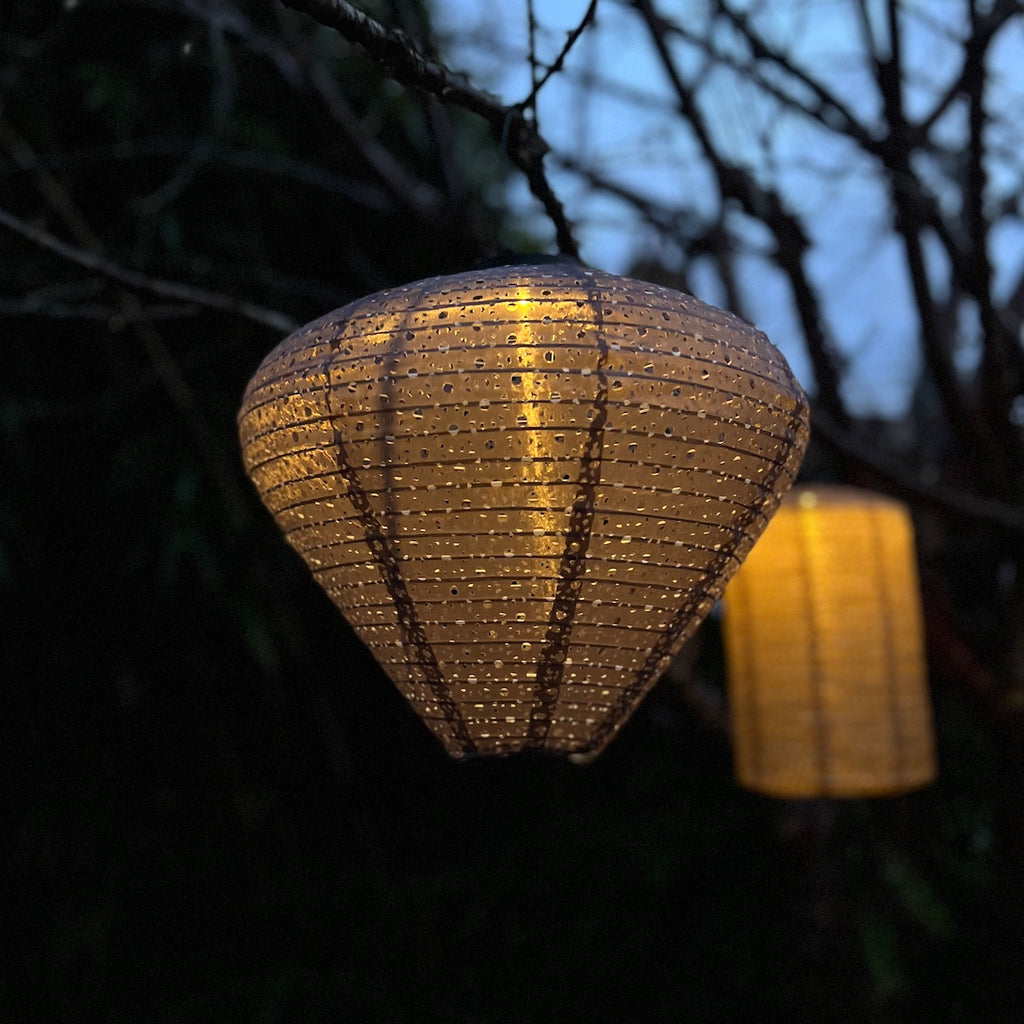 dark grey solar lantern