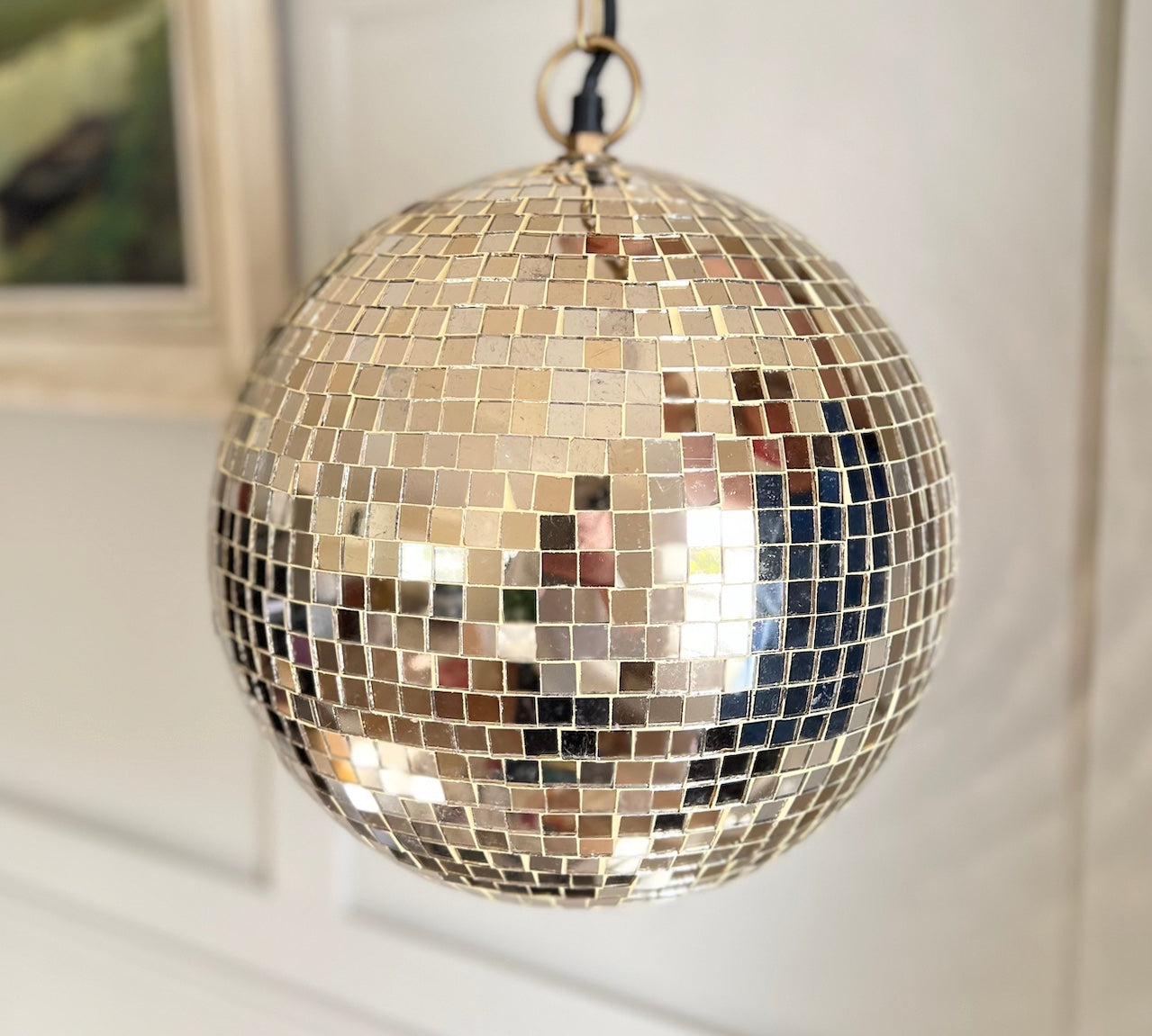 disco ball pendant light 