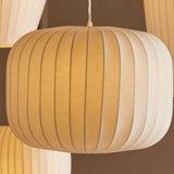 Lexa Fabric Pendant Light in white