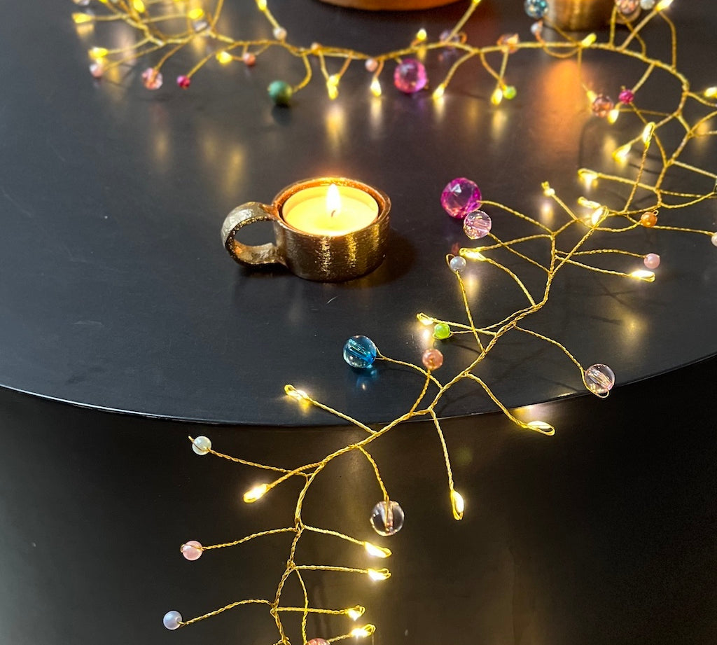 kaleidescope multi coloured fairy lights 