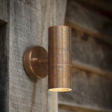 Regent indoor or outdoor copper wall light