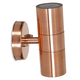 Regent up and down copper wall light by Garden Trading