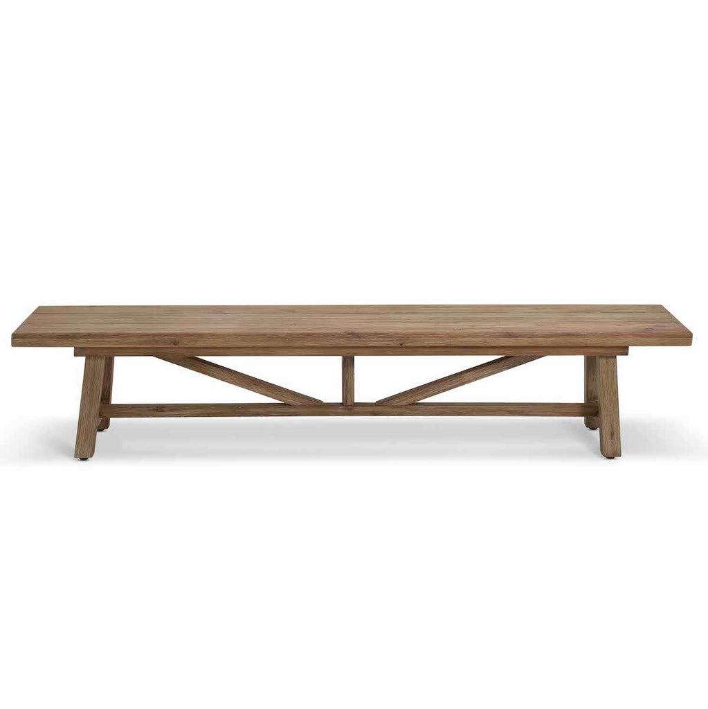 Chilford large wooden bench
