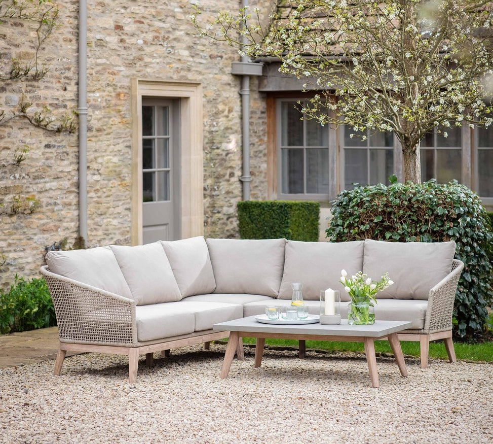 Lynton Garden Corner Sofa Set by Garden Trading
