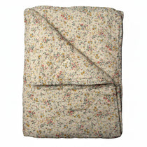 Liberty floral quilt in green