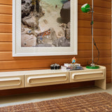 low cabinet in cream 