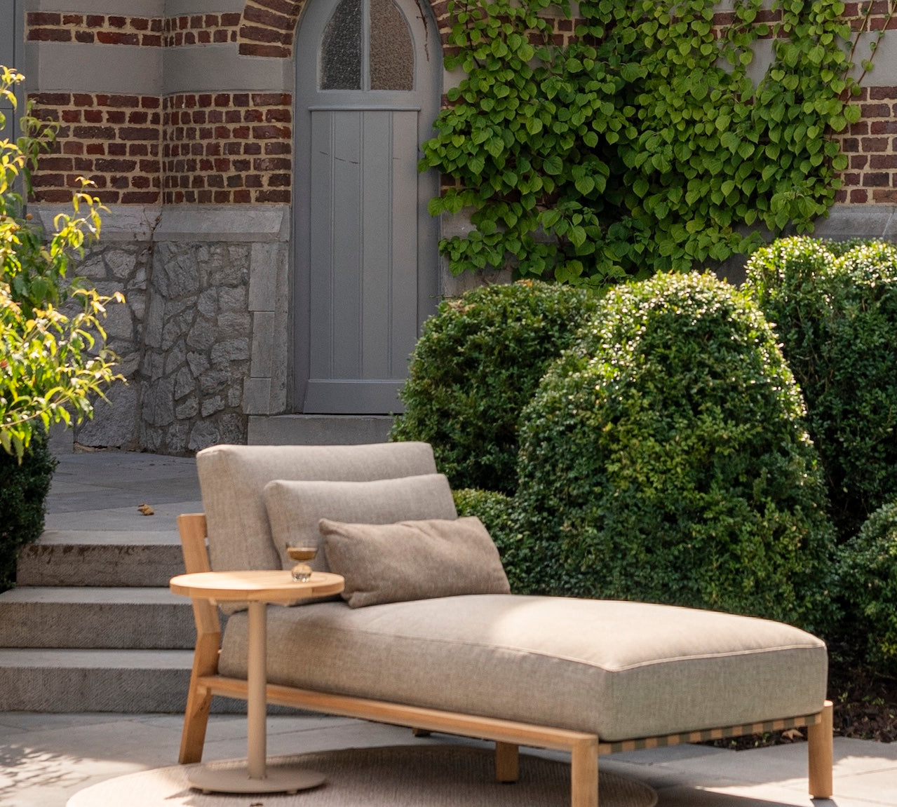 Lucas Teak Outdoor Day Bed