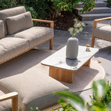 Lucas Teak Outdoor Lounge Set, Sofa or Coffee Table