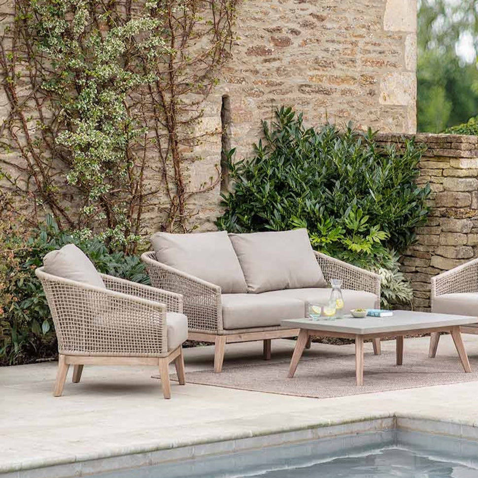 Outdoor Furniture Sofas Exterior Rattan Outdoor Garden Sofa Set